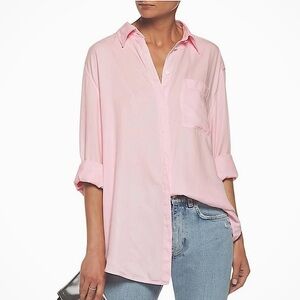 Acne Studios Pink Button Up Shirt Size Medium